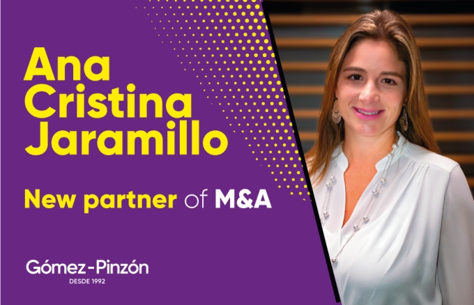 Press release: Ana Cristina Jaramillo is the new partner of Mergers and Acquisition practice in Gómez–Pinzón