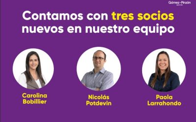 Carolina Bobillier, Paola Larrahondo y Nicolás Potdevin son los nuevos socios de Gómez – Pinzón Abogados
