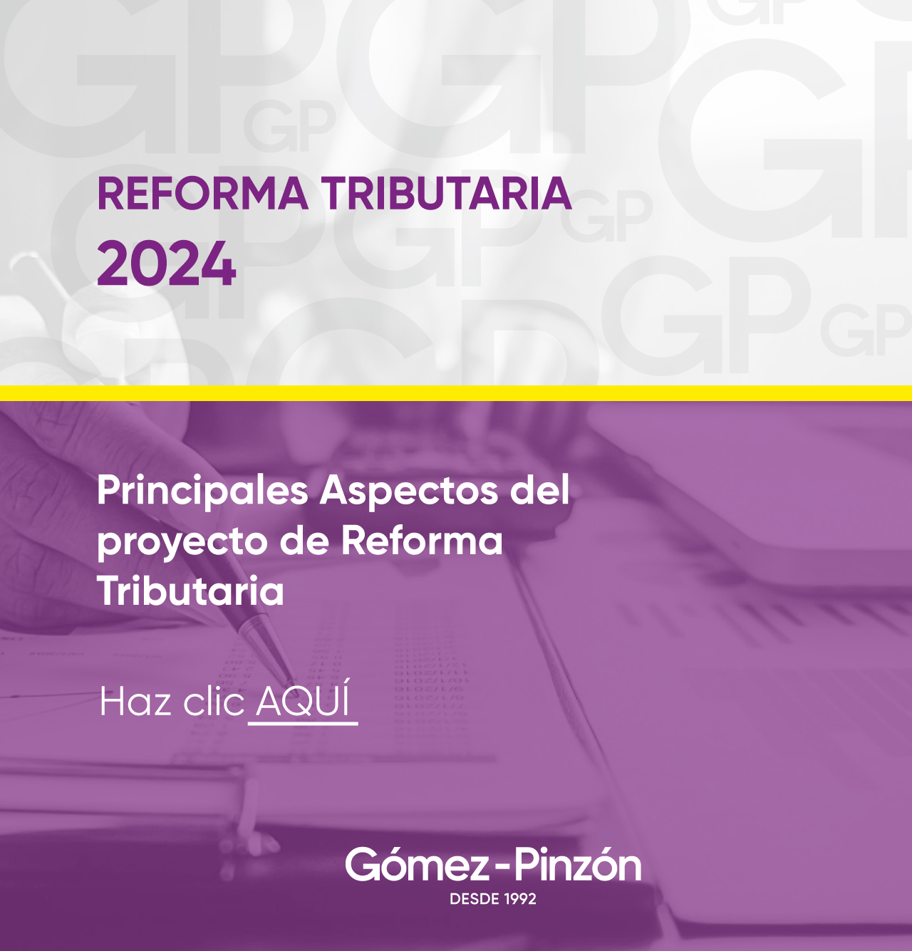 principales aspectos del proyecto de Refroma Tributaria